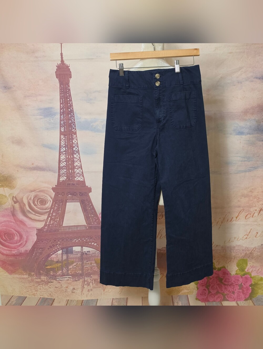 LC Lauren Conrad Navy Trousers Sz 6